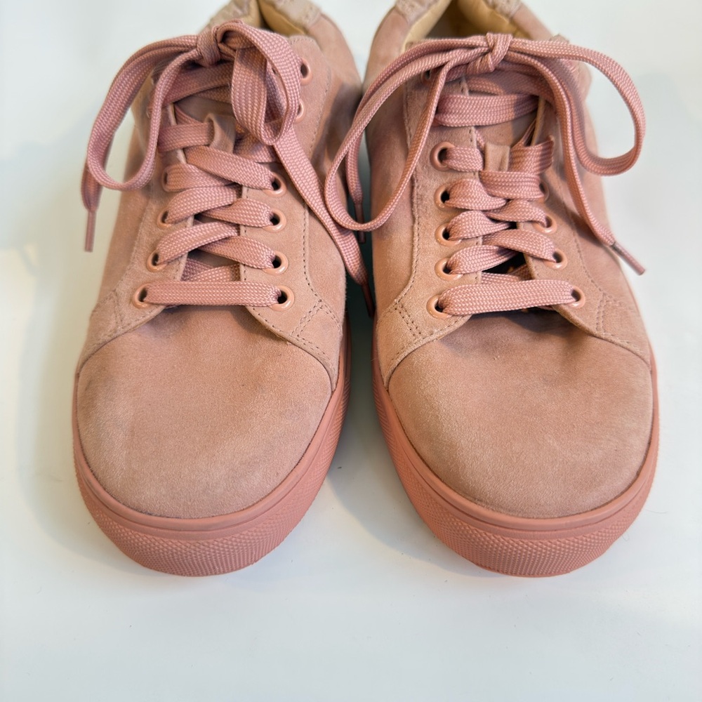 Anthropologie Pink Minimalist Sneakers